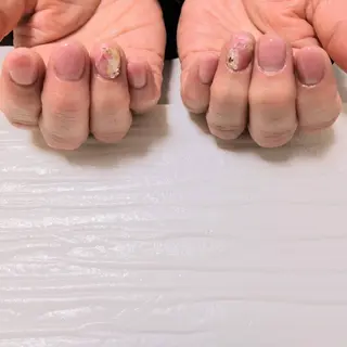 ネイル 自爪育成ネイルケア Lena nailのネイルデザイン