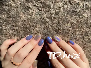 ショート めぐみのネイルサロン スタッフ練習のネイルデザイン