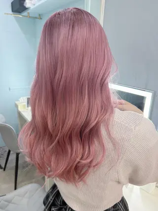 セミロング カラー ヘアアレンジ 💕ブリーチ/ヘアメ 🎀YUUKAのその他イメージ
