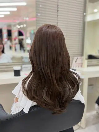 ロング カラー 大人上品ベージュ 🎀HARUNAのヘアスタイル