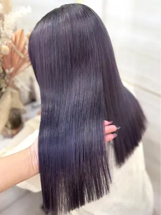 ミディアム カラー 🩶ブリーチ／カット ／大宮／あやね⛓🩶のヘアスタイル