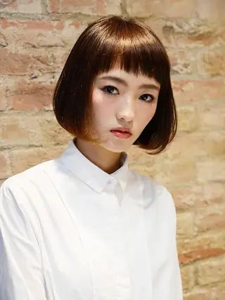 ショート カラー パーマ ショート/ボブ オオタダイスケのヘアスタイル
