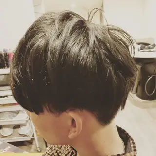 ショート メンズ カラー spa hair ark 富井直美のヘアスタイル