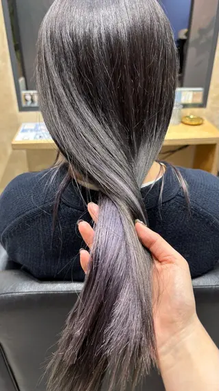 ロング 木村 夢のヘアスタイル