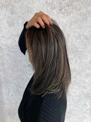 ミディアム 池田 雅宏のヘアスタイル