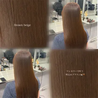 ロング 鶴川 萌菜のヘアスタイル
