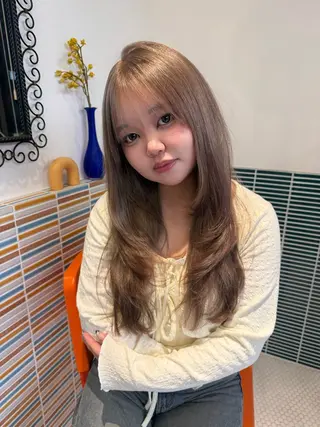 ロング カラー カラー特化/ブリーチ 梅田中崎町/あかりのヘアスタイル