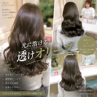ロング カラー 透明感カラー🎀 みゆうのヘアスタイル
