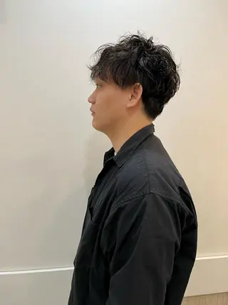 ショート パーマ メンズ トータルビューティー K:R鶴川のヘアスタイル