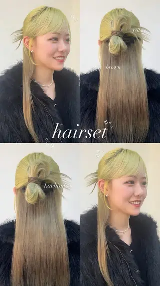 セミロング 💞艶モテ髪✨ MOENA💞のヘアスタイル