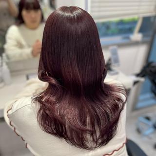 カラー 韓国風レイヤーカット 🪽垢抜け/銀座のヘアスタイル