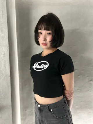 カラー ❤︎REIKA❤︎ ブリーチなしWカラーのヘアスタイル