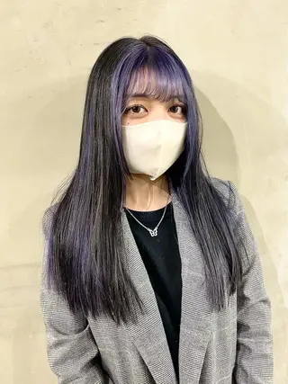 ロング カラー ハッシュカット/ハイ トーン/HIROKIのヘアスタイル