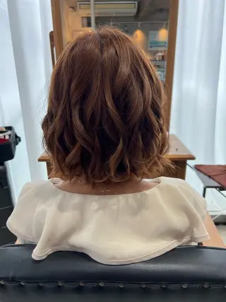 ミディアム ユカ yのヘアスタイル