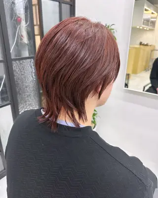 ミディアム カラー MAI/髪質改善/ 幹細胞トリートメントのヘアスタイル