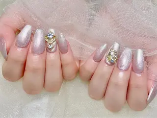 セミロング La nail pandaのネイルデザイン