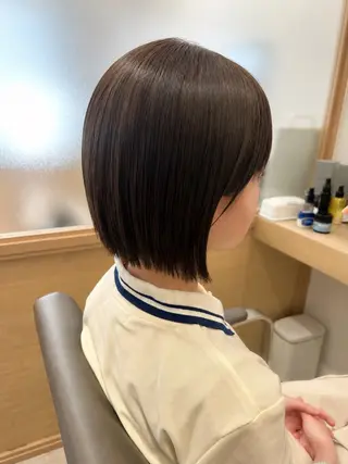 ミディアム パーマ 久木原 ゆりのヘアスタイル