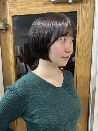 ボブ人気No,1✨ TAME副店長のヘアスタイル