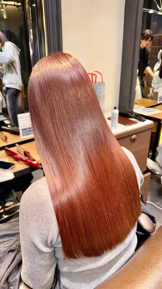 ロング カラー MINX 野本奏和のヘアスタイル
