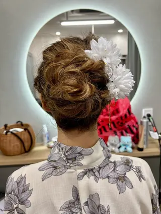 ヘアアレンジ TELA HAIR 幕張本郷店　千尋のヘアスタイル
