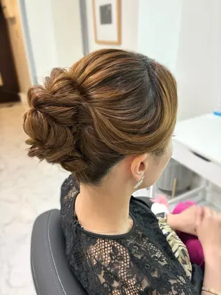 ロング ヘアアレンジ ヘアセット専門店 Rのヘアスタイル