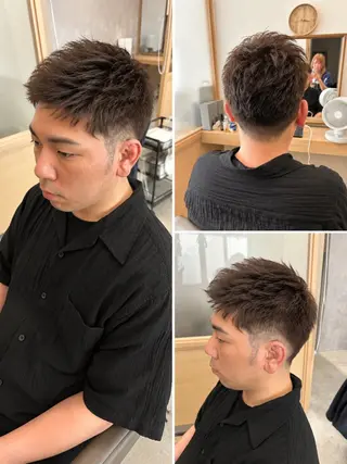 ショート メンズ 久木原 ゆりのヘアスタイル