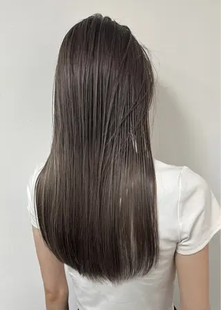 ロング カラー パーマ ヘアアレンジ misa🫧ナチュラ ル縮毛矯正/髪質改善のヘアスタイル