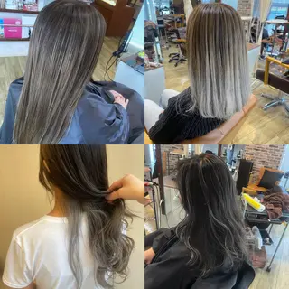 カラー 川本 あゆのヘアスタイル