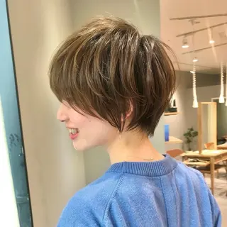 ショート fitするカット♡/ 多幸感/ふうか◠‿◠のヘアスタイル