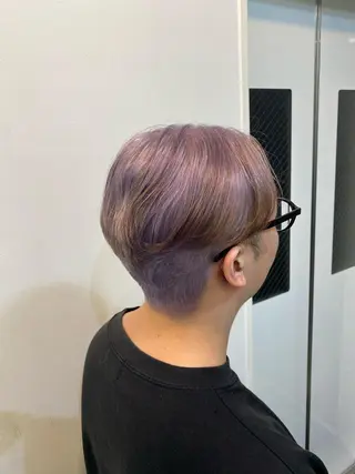 カラー メンズ レイヤー/ハイトーン RYUSEIのヘアスタイル