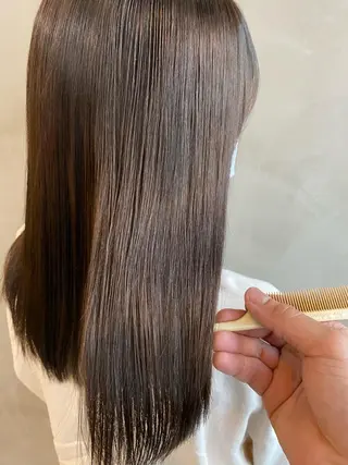セミロング カラー ヘアアレンジ ネイル マツエク・マツパ 夜23時まで予約🉑 reverieあきらのヘアスタイル