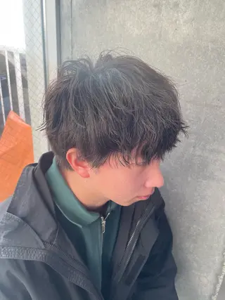 パーマ メンズ メンズモテパーマ💙 fuwaのヘアスタイル