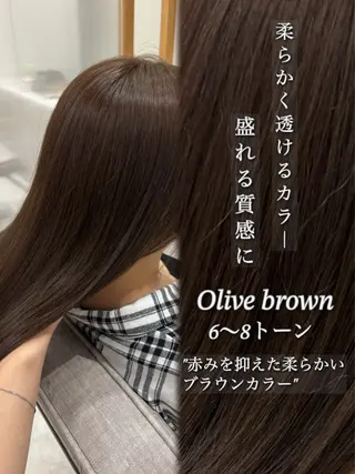 カラー ユウキ/透明感カラー レイヤーカットのヘアスタイル