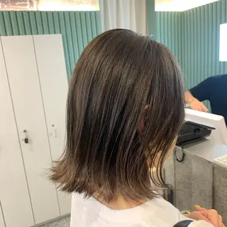 セミロング カラー 小沼 正悟のヘアスタイル