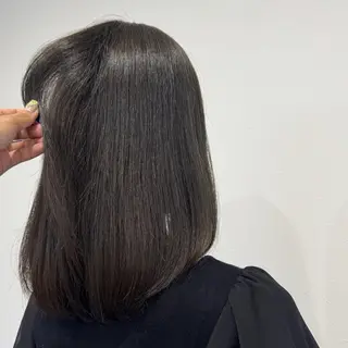 ミディアム カラー nu ✧︎*。のヘアスタイル