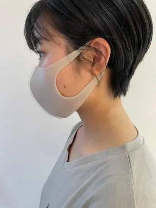 ショート 店長福島成美/髪質 改善縮毛矯正/カラーのヘアスタイル