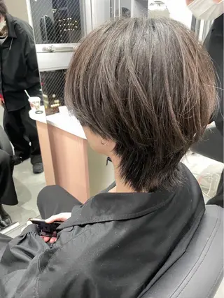 ショート カラー メンズ TheEctilo 江坂Yoshimi✨のヘアスタイル
