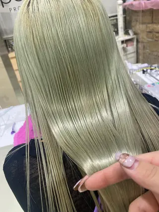 ロング カラー ヘアアレンジ TSUNA 🌙 Lim 五反田のマツエク・マツパデザイン