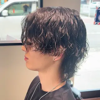 パーマ メンズ メンズサロンGRIT 店長 深山一平のヘアスタイル