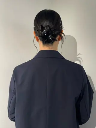 ミディアム カラー ヘアアレンジ mina 🌷のヘアスタイル