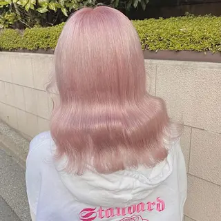 ミディアム カラー ヘアアレンジ メンズ キッズ マツエク・マツパ ブリーチの髪様 MASATOのヘアスタイル