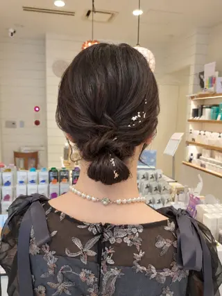 ミディアム ＭＩＹＵ/レイヤー 透明感カラー/渋谷のヘアスタイル