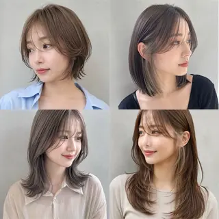 ミディアム 優 斗のヘアスタイル