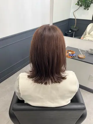 ミディアム カラー 多田 朝光のヘアスタイル