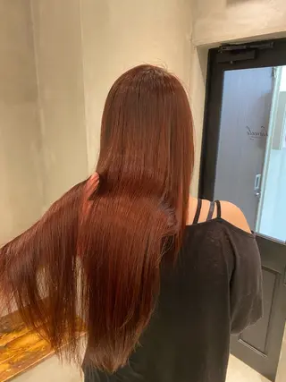 セミロング 新宿/顔周りカット +レイヤー=しずく♩のヘアスタイル