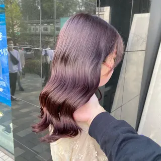 ロング カラー 山内 直英のヘアスタイル