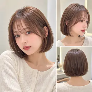 ショート カラー 骨格診断♡ボブ 🌸清田勇輝🌸のヘアスタイル