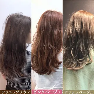 ミディアム レイヤーカット 小山 悠のヘアスタイル