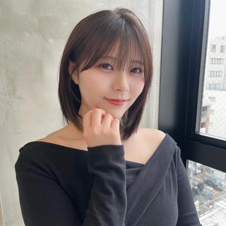 ミディアム カットモデル募集中！ Ruriボブ/矯正のヘアスタイル