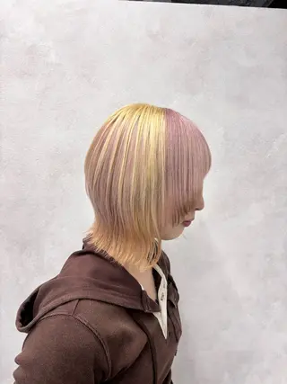 ショート カラー ‪🔆‬ハイトーン ‪🔆‬AYAKAのヘアスタイル
